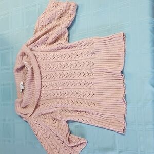 Light pink size large forever 21 knit blouse
